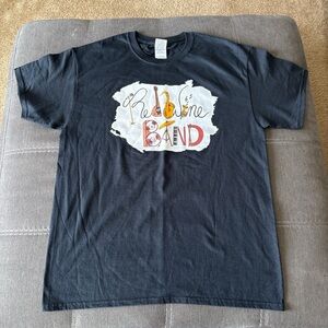 Gildan Ultra Cotton Black Band T-Shirt. L